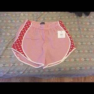 NWT Lauren James North Carolina Seersucker Shortie